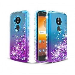 Protector soul reforzado glitter para moto e5 play varios...