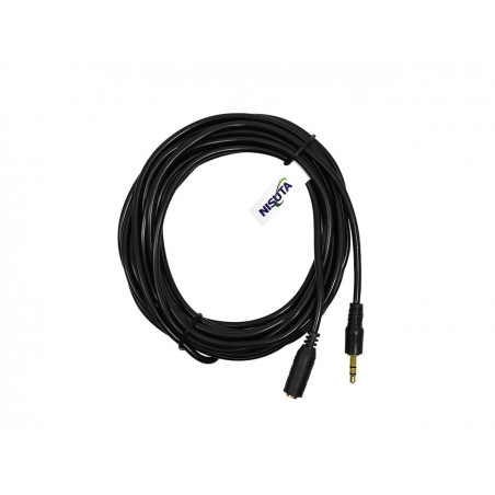 Cable NISUTA para audio alargue 3.5 stereo M-H 5m