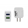 Cargador NISUTA NSFU524UM USB 5W blanco con cable
