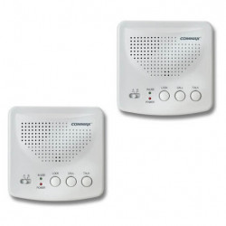 Intercomunicador commax wi-2b sin cable de 2 canales altavoz 220v 2 bases