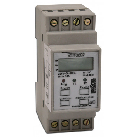 Temporizador rbc multifuncion programable con display
