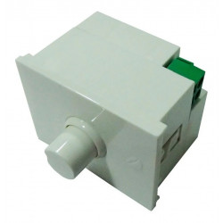 Modulo variador dimmer doble CAMBRE SXXI regulador lumínico blanco 1000w