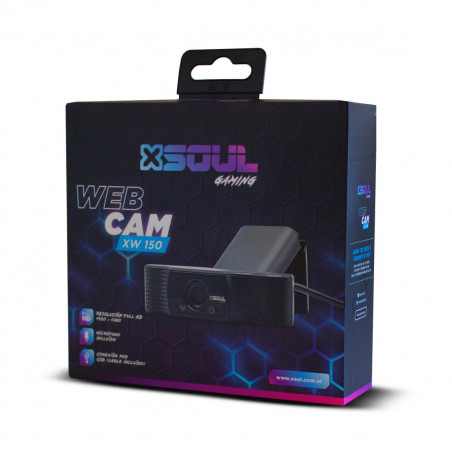 Camara web SOUL GAME-XW150 usb hd 1080px
