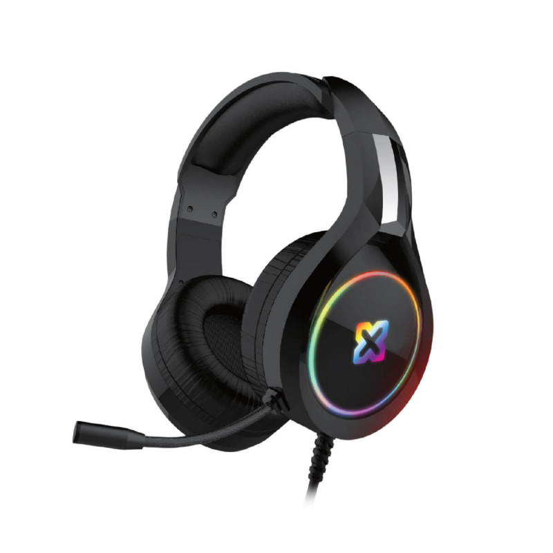 Auricular SOUL GAME-XH100 gamer con microfono rgb crush