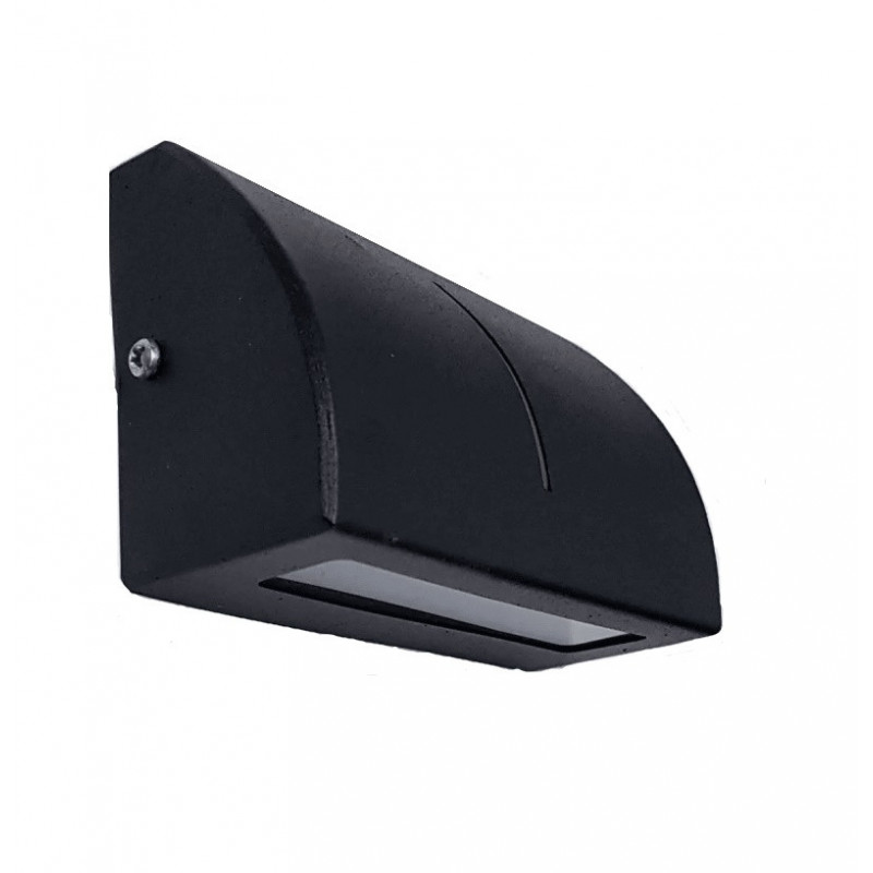 Aplique FERROLUX MONACO unidireccional para 1 luz G9 con raja negro Aplique FERROLUX MONACO unidireccional para 1 luz G9 con raja negro