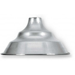 Pantalla industrial de aluminio de 250mm de diametro