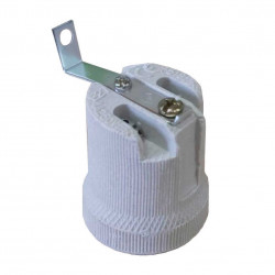 Portalampara p/exterior edison reducido hierro c/gancho l