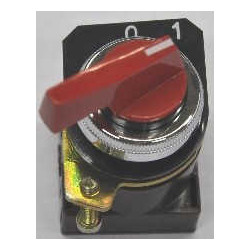 Selector conmutador aea 8000 r plástico de palanca larga 0-1 rojo
