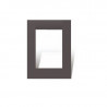 Tapa CAMBRE BAUHAUS 8 módulos con distanciador gris
