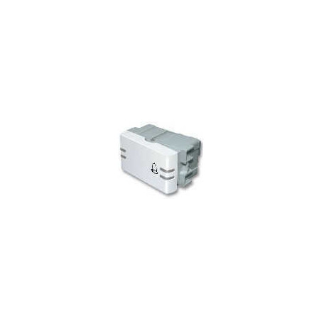 Interruptor pulsador JELUZ para timbre 10A blanco