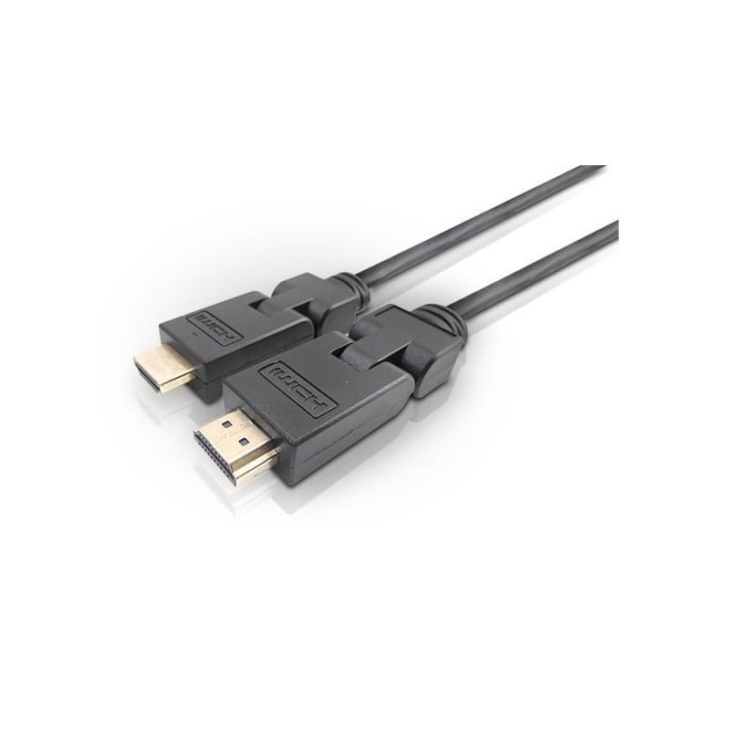Cable HDMI NISUTA 4K con puntas giratorias 2m