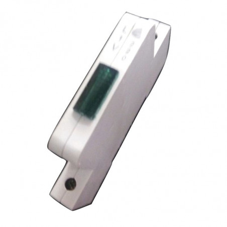 Señalizador ELIBET luminoso led riel din verde 220vca 9mm