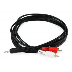 Cable NOGA AC-27 para Audio Stereo a 2rca 3.5 1.8M