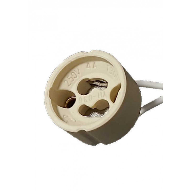 Zocalo GU10 con cable