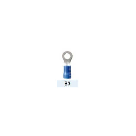 Terminal preaislado anillo 2,5mm2 azul