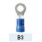 Terminal preaislado anillo B3 1,02 - 2,64 mm2 azul