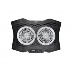 Base cooler NISUTA reclinable para notebook hasta 18'' led rgb