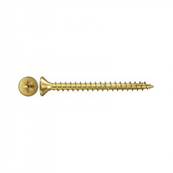 Tornillo para madera fix aguja zincado 21x40 4,5mm x 40mm