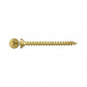 Tornillo para madera fix aguja zincado 21x40 4,5mm x 40mm
