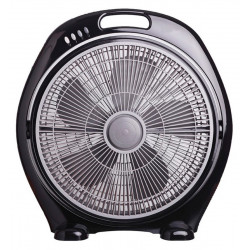 Ventilador turbo EVEREST TP-18 63W reclinable 16 pulgadas negro