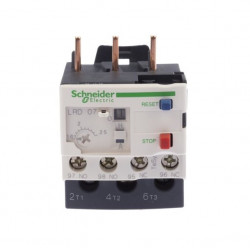 Rele termico SCHNEIDER lrd07 para contactor d09/d38 1na+1nc 1.6-2.5 4a