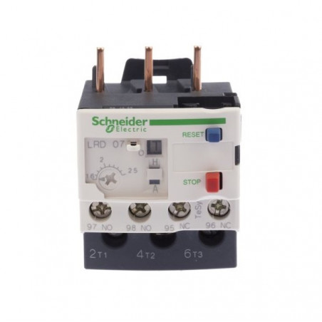 Rele termico SCHNEIDER lrd07 para contactor d09/d38 1na+1nc 1.6-2.5 4a