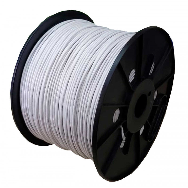 Cable Unipolar 2,5mm2 blanco por metro IRAM 2183-NM247-3