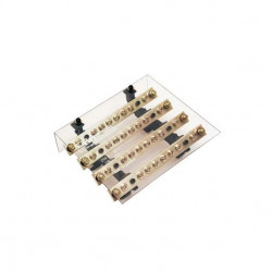Repartidor ELENT 10 Bornes 4x 250A con tapa protectora