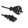 Cable noga inter-220 de alimentación de pc 220-110v