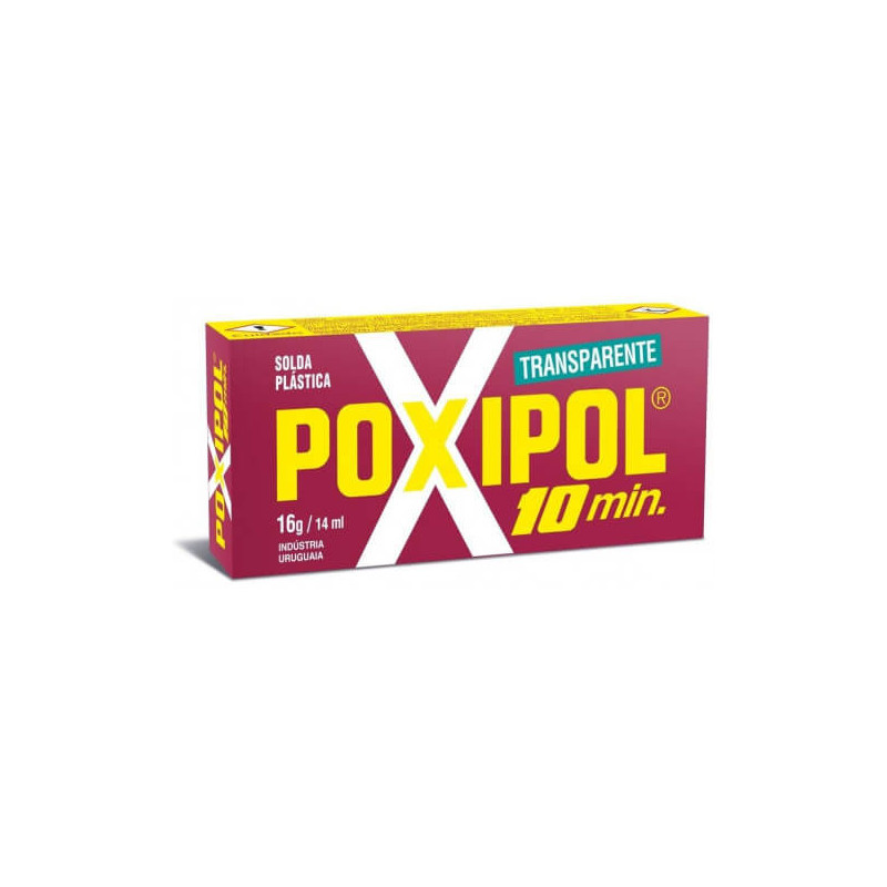 Pegamento POXIPOL 10 MINUTOS 16gr transparente