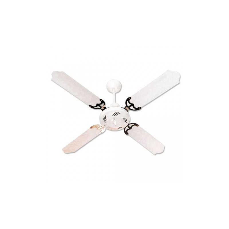Ventilador de Techo CONDOR LS 47' 4 palas metálicas color blanco dorado