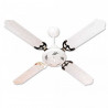 Ventilador de Techo CONDOR LS 47' 4 palas metálicas color blanco dorado