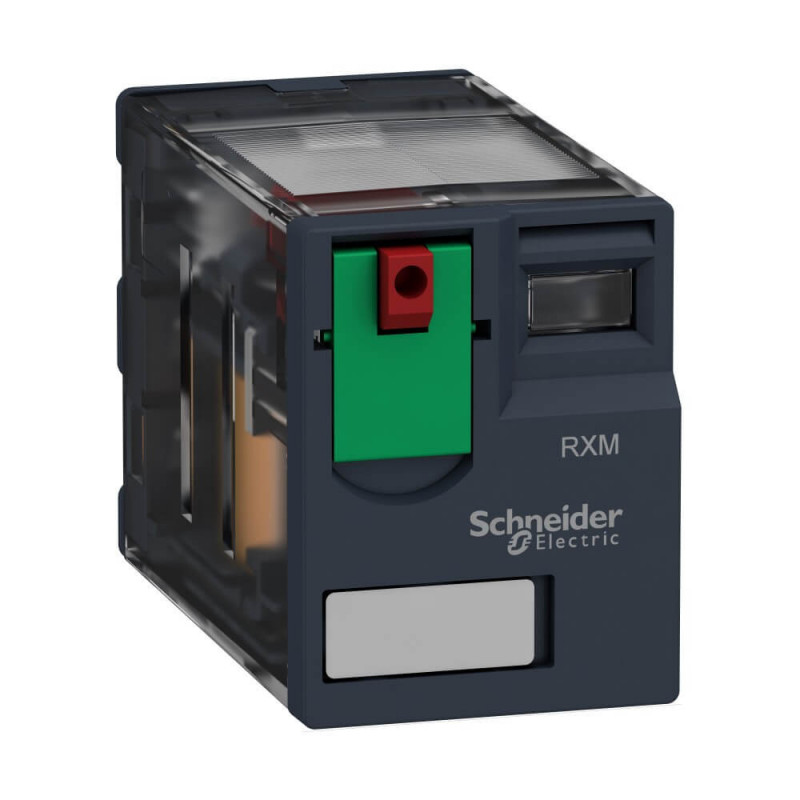 Relé miniatura SCHNEIDER zelio rxm4ab1p7 de 6a 4nanc 230vca sin led