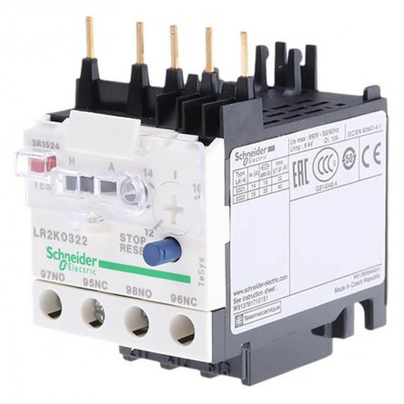 Relé térmico SCHNEIDER para contactor k 12 /16 a