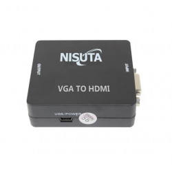 Conversor VGA a HDMI NISUTA NSCOVGHD3 con audio