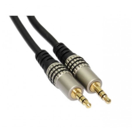 Cable NISUTA para audio 3.5 stereo M-M 5M de alta calidad