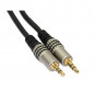 Cable NISUTA para audio 3.5 stereo M-M 5M de alta calidad