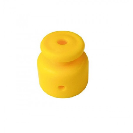 Aislador plástico PEON 514 campanita carretel amarillo para electrificador rural