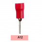 Terminal preaislado pin A12 0,25 - 1,64 mm2 rojo