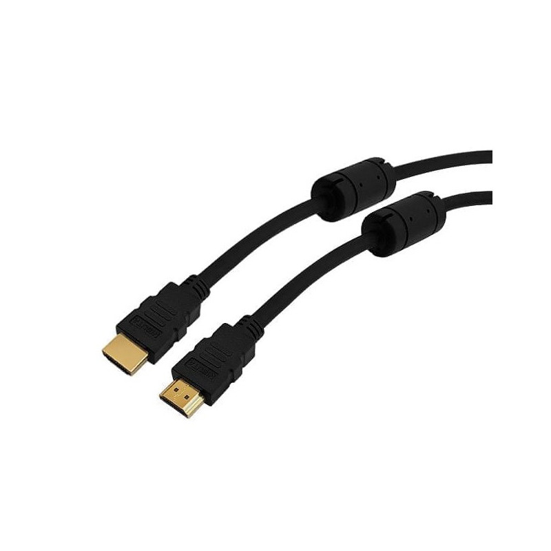 Cable HDMI NISUTA 1,5m dorado con filtros 2160P