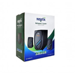 Parlante NISUTA multimedia 2.1 con fm, bluetooth y mp3