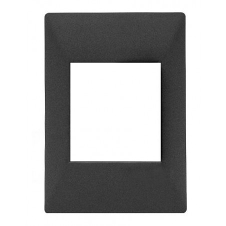 Tapa CAMBRE SXXII 3 módulos gris