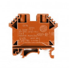 Borne de paso zoloda bpn-2.5-ma poliamida 2.5mm marron montaje universal