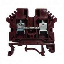 Borne de paso ZOLODA BPN-06-MA poliamida 6mm marron montaje universal