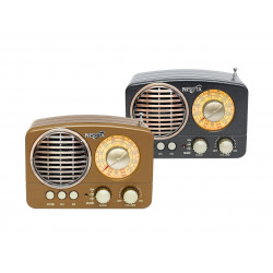 Parlante portátil nisuta ns-rv14 retro vintage bluetooh