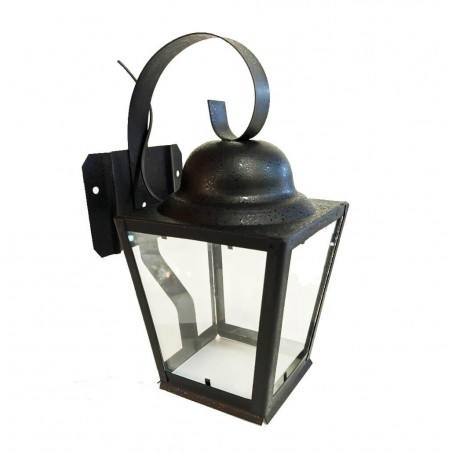 Farol POL-LUZ pared chapa negro eco
