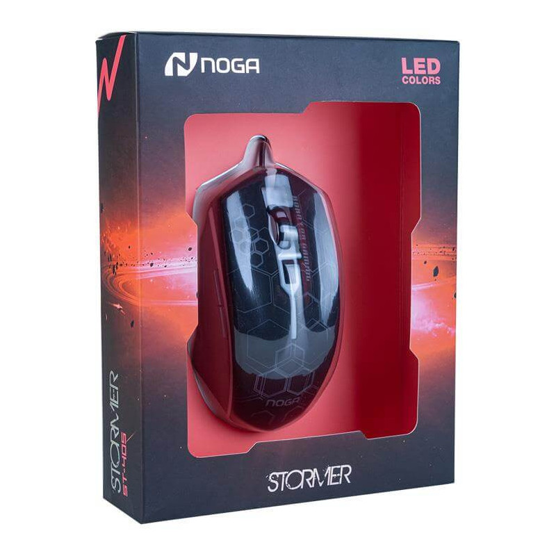Mouse gamer noga st405 stormer óptico usb