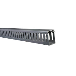 Cablecanal ranurado gris schneider dexson de 40x60 con...