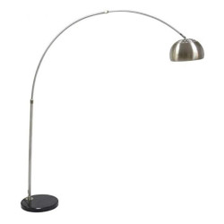 Lámpara de pie CAPOBIANCO ESCANDINAVA para 1 luz E27 arco pendular