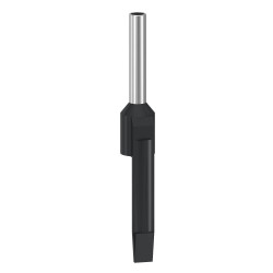 Terminal con lengeta schneider 1,5mm2 negro